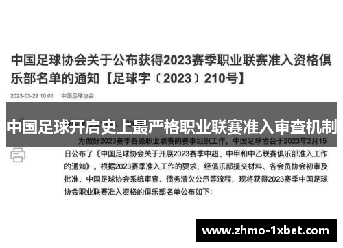 中国足球开启史上最严格职业联赛准入审查机制